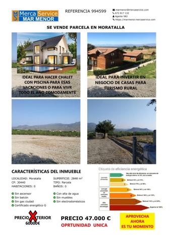 Parcela en Venta en Moratalla Murcia photo 0