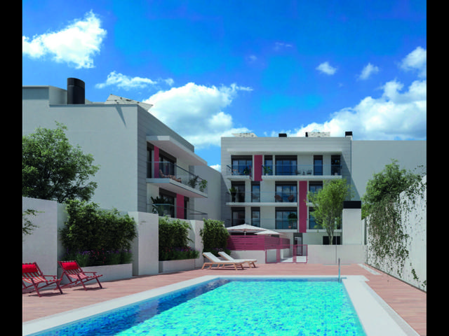 Obra nueva en Badalona Canal. Complejo de 12 viviendas con piscina y jardín privado. photo 0