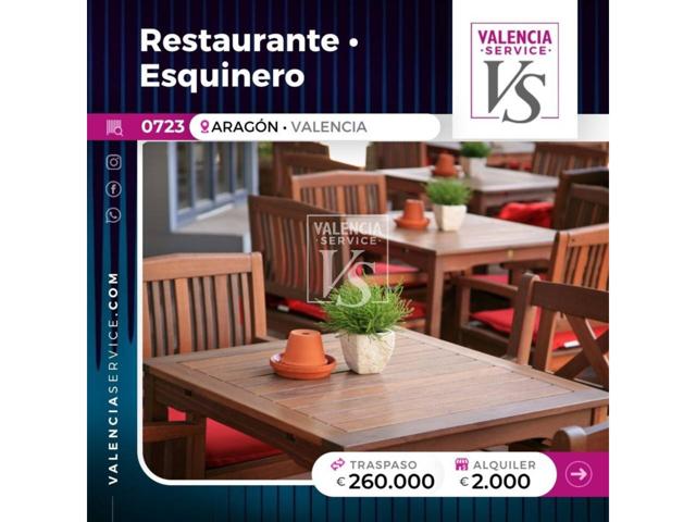 0723 - MARAVILLOSO RESTAURANTE EN ESQUINA EN ARAGÓN-MESTALLA photo 0