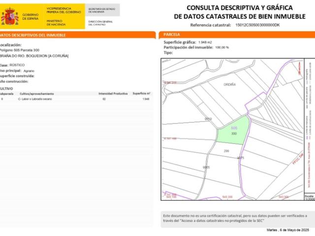 Terreno Urbanizable En venta en Boqueixón photo 0